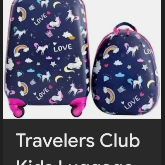 Travelers Club 2-Piece Luggage Set Pink and Blue sealed in box. Never opened! - Picture 2 of 2